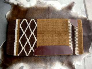 HORSE WOOL WESTERN CLASSIC SHOW TRAIL SADDLE PAD BLANKET RODEO TACK 
