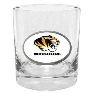  Missouri Tigers NCAA Team Logo Double Rocks Glass Sports 