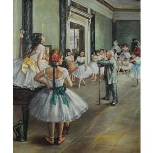   : The Dance Class   Classic 20 X 24   Hand Painted Canvas Art