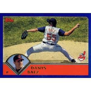  2003 Topps # 19 Danys Baez Cleveland Indians   Baseball 