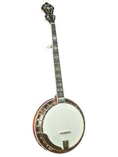 Gold Star Banjo GF 100HF with Hearts & Flowers Inlays  