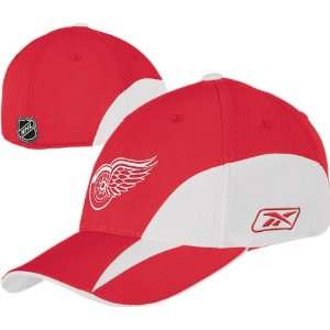  Detroit Red Wings Platinum Practice Flex Hat Sports 