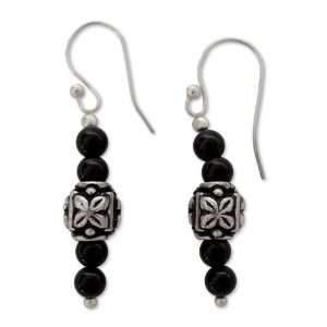  Onyx earrings, Black Lotus Jewelry