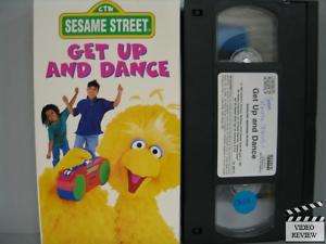 Sesame Street: Get Up and Dance* VHS * 1997  