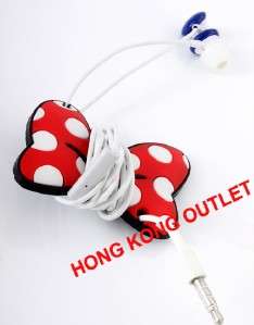 Minnie Mouse Reel for iPhone Earphones Cord Line Wind S85  