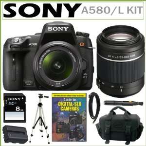  Sony Alpha A580/L 16.2MP HD DSLR Camera and 18 55mm F3.5 5 