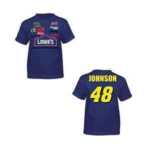 NASCAR Jimmie Johnson Name & Number Tee Youth (8 20)   Jimmie Johnson 