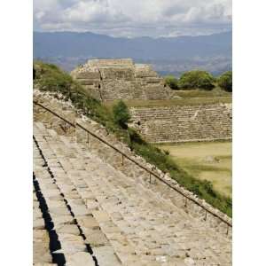  Looking West in the Ancient Zapotec City of Monte Alban 