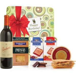   Birthday with Tempting Treats Wine Gift Set: Grocery & Gourmet Food