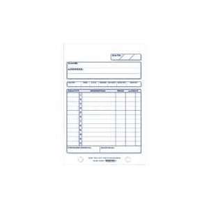  Sales Order Form, Carbonless, 3 Part, 8 1/2x11, 50/Book 