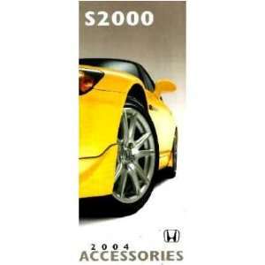  2004 HONDA S2000 Accessories Sales Brochure Book 