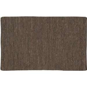  5 x 76 Saket Hand woven Contemporary Leather Rug: Home 