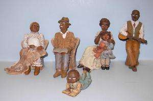 FAMILY GATHERING RESIN DOLLHOUSE PEOPLE  