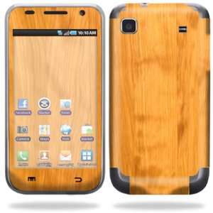   Vinyl Skin Decal Cover for Samsung Galaxy S 4G Cell Phone   Birch Wood