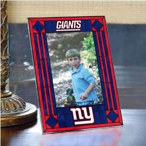  New York Giants Art Glass Picture Frame: Sports & Outdoors
