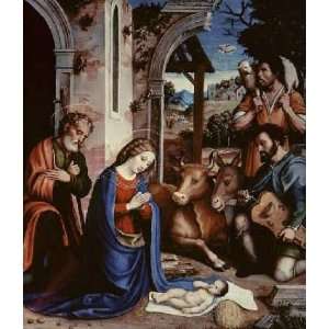  The Holy Family by Andrea Sacchi. Size 8.63 X 10.00 Art 