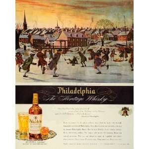   Delaware River Philadelphia Whisky   Original Print Ad Home & Garden