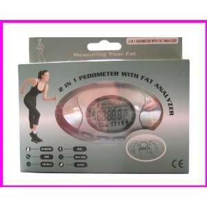   Pedometer Fat Calorie Meter Monitor Alarm New