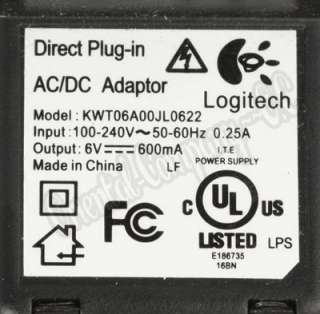 Logitech FreePulse AC adapter ClearChat Headset Charger  