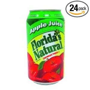 Floridas Natural Growers Pride Apple Juice, 11.5 Ounce Cans (Pack of 