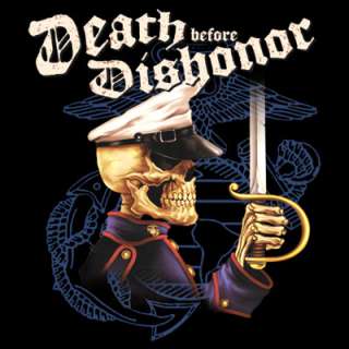 Death Before Dishonor USMC Marine Corps Jarhead Devildog All Sizes 
