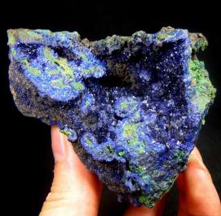 Deep Blue Azurite Crystal Cluster,Malachite azah1iaz149  