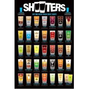 Shooters Shot Mixing Guide, College Poster Print, 24 by 36 Inch