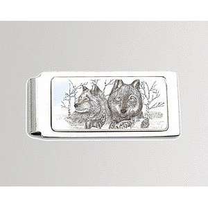   silver plated money clip   colored Barlow Designs: Home & Kitchen