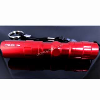 red cree Mini LED torch Police flashlight for outdoor camping travel 