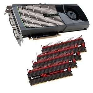    EVGA GeForce GTX 480 SC w/ Corsair 8GB PC15000 RAM Electronics