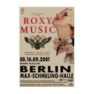  ROXY MUSIC World Tour 2001   Girl Music Poster