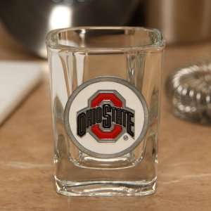  Ohio State Buckeyes 2 Ounce Square Shot Glass Sports 