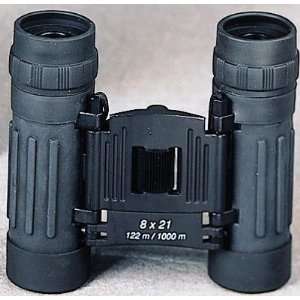  Rothco Black Compact 8 x 21mm Binoculars w/ Case: Camera 