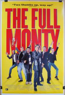   THE FULL MONTY Original 27 x 40 Movie Poster ROBERT CARLYLE  