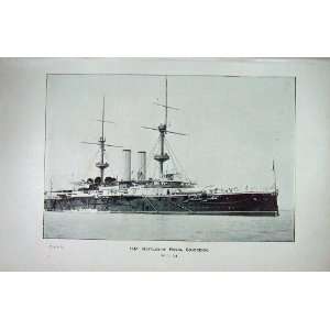  1855 1895 Ironclad Ship H.M Battleship Royal Sovereign 