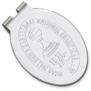   National Champions Engraved Money Clip Oval