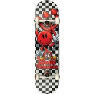 World Industries Devilman Checker Full Complete 7.75 Ppp Skateboarding 