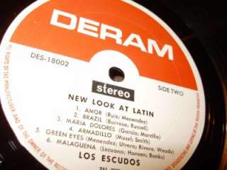 Los Escudos New Look At Latin Stereo Rare Promo LP Exc  