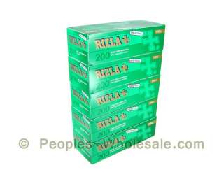 RIZLA 50 BOXES/CASE WITH 200 CIGARETTE TUBES PER BOX KING SIZE MENTHOL