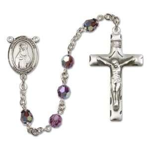   Rosary features a St. Saint Hildegard Von Bingen Medal Pendant Center