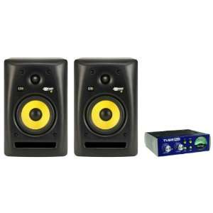 Package: (2) KRK Rokit Series Rp6g2 na Active Studio Monitor Speakers 
