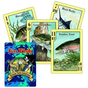  Go Fish Card Game and Fish Identification Cards Toys 