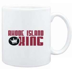  Mug White  Rhode Island KING  Usa States: Sports 