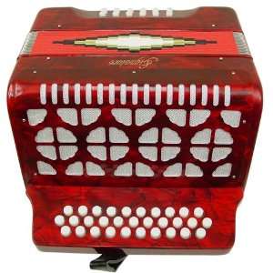   Accordion 31 Buttons 12 Bass, Accordions 1202RD Musical Instruments