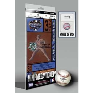   World Series Mini Mega Ticket   Florida Marlins