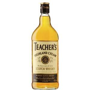  Teachers Highland Cream Blended Scotch 1 Liter: Grocery 