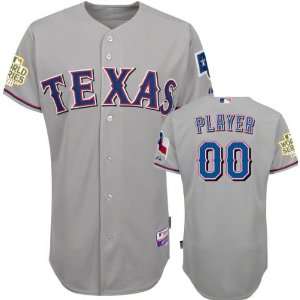 Texas Rangers Jersey: Big & Tall Any Player Road Grey Authentic Cool 