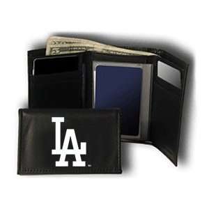  Los Angeles Dodgers Embroidered Leather Tri Fold Wallet 