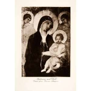  1902 Photogravure Madonna Child Duccio di Buoninsegna 