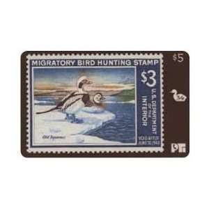 Collectible Phone Card Duck Hunting Permit Stamp Card #34 Void After 